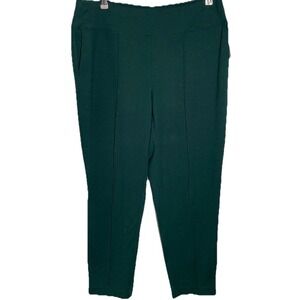 J.Jill Fit Tapered  Leg Pants Women's Large Pine Green  NWT